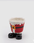 Vaso Babbo Natale-piedi, misura piccola, H. 14x13 cm. EDG