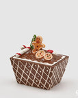 Contenitore/scatola torta rombi, misura piccola, H.16x16x12cm. EDG