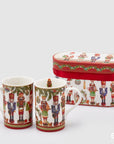 Confezione 2 Tazze/mug, in scatola regalo, Schiaccianoci, misura H.11 cm. EDG