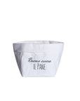 Contenitore in cellulosa decoro "Buono come il pane". Simple day