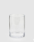 Vaso cilindro, in vetro trasparente H20. EDG