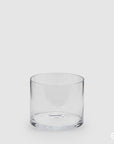 Vaso cilindro, in vetro trasparente H15. EDG