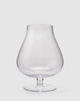 Vaso coppa con piede Optica, H.30x D21 cm. EDG
