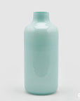 Vaso collostretto, misura grande H.34 D15cm., in vetro, verde acqua. EDG