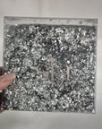 Confezione foglia argento sminuzzata. Sia Home Fashion