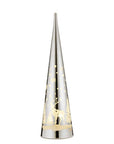 Decorazione natalizia da appoggio, Cono Grande, con luce a led. L'oca nera