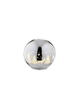 Decorazione natalizia da appoggio, Sfera Grande, con luce a led. L'oca nera