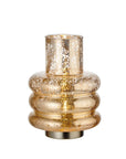 Lampada dorata con lampadina led, Linea "Incantesimi". L'oca nera