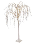 Salice piccolo con cristalli e led. L'oca nera