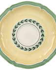 Vaso collostretto, misura piccola H.22 D18cm., in vetro, giallo pastello. EDG