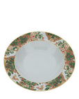 Servizio piatti da 12 (36pezzi) natalizio rosso, verde e oro in porcellana. Hervit Creations