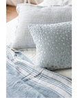 Cuscino Rettangolare Specchi Velluto Blu Chiaro. Jolipa