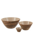 Ciotola Legno Di Mango Beige Small. Jolipa
