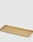 Vassoio Charm, rettangolare, colore oro, H.1.5x42x16 cm. EDG
