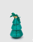 Candela profumata, Pino, colore verde, H.16 x D.8,5 cm. EDG