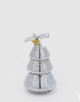 Candela profumata, Pino, colore argento, H.16 x D.8,5 cm. EDG