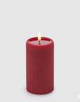 Candela media con led Lounge rosso EDG