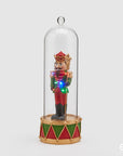 Soldatino di Natale, con teca e led, H.40 cm. EDG