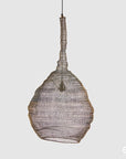Lampadario telescop. goccia, in ferro, misura H.85 cm. EDG