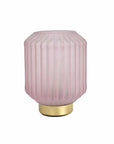 Lampada "Bright" con base oro, con timer, 17cm, 4 colori disponibili, misura piccola. EDG