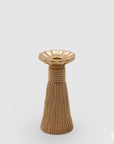 Portacandela classico "TASSEL", in poly, misura H.21xD. 10cm. EDG