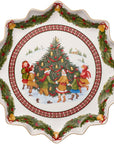 Piatto grande dolci, danza. Villeroy & Boch linea Toy's fantasy