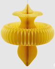 Decoro Origami trottola da appendere, colore giallo, misura H.100 x D.88 cm. EDG