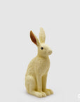 Decoro Coniglio, colore giallo, misura media H. 35x19.5x10.5 cm. EDG