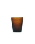 Bicchiere acqua "Memento" in vetro, colore marrone choco, set 6 pz. Serafino Zani
