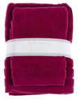 Coppia spugna Linea Infinity 550 gsm, colore bordeaux. Blanc Mariclò