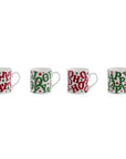 Tazza mug con scritte natalizie, 4 scritte assortite. Blanc Mariclo'