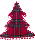Cuscino albero di Natale tartan, 45 x 30 cm. Blanc Mariclò