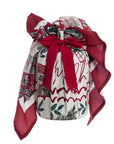 Foulard-Portapanettone natalizio, Linea Un Natale Italiano. Blanc Mariclò