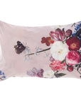Cuscino rettangolare velluto a fiori stampato, Linea Velvet. Blanc Mariclò