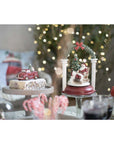 Decoro Santa Claus con carillon. Blanc Mariclò