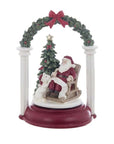 Decoro Santa Claus con carillon. Blanc Mariclò