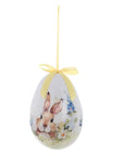 Decoro Uova di Pasqua coniglio misura grande. Blanc Mariclò