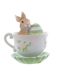 Decoro coniglietto in tazza. Blanc Mariclò