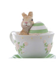 Decoro coniglietto in tazza. Blanc Mariclò