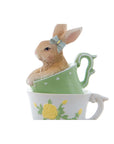 Decoro coniglietto in tazza. Blanc Mariclò