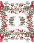 Tovaglia natalizia quadrata 125x125 Blanc Mariclò
