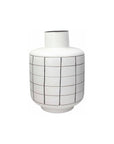 Anfora Grande 30 x H 43 Cm Ceramica Bianco/Nero. Tognana