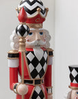 Soldatino/Schiaccianoci a scacchi, misura H. 92 cm. EDG