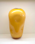 Vaso Linea Dafne giallo, H. 27.5 cm. Fade