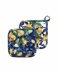 Set 2 presine disegno limoni, Linea Citrus. Tognana