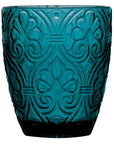 Bicchiere basso "Corinto", in vetro, colore blu, set 6 pz. Fade