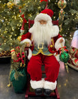 Santa Claus su sedia a dondolo Fiori Di Lena