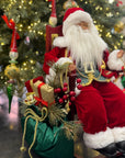 Santa Claus su sedia a dondolo Fiori Di Lena