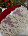 Runner velluto con pizzo Impero 3 colori assortiti Fiori Di Lena