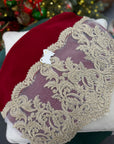 Runner velluto con pizzo Impero 3 colori assortiti Fiori Di Lena
